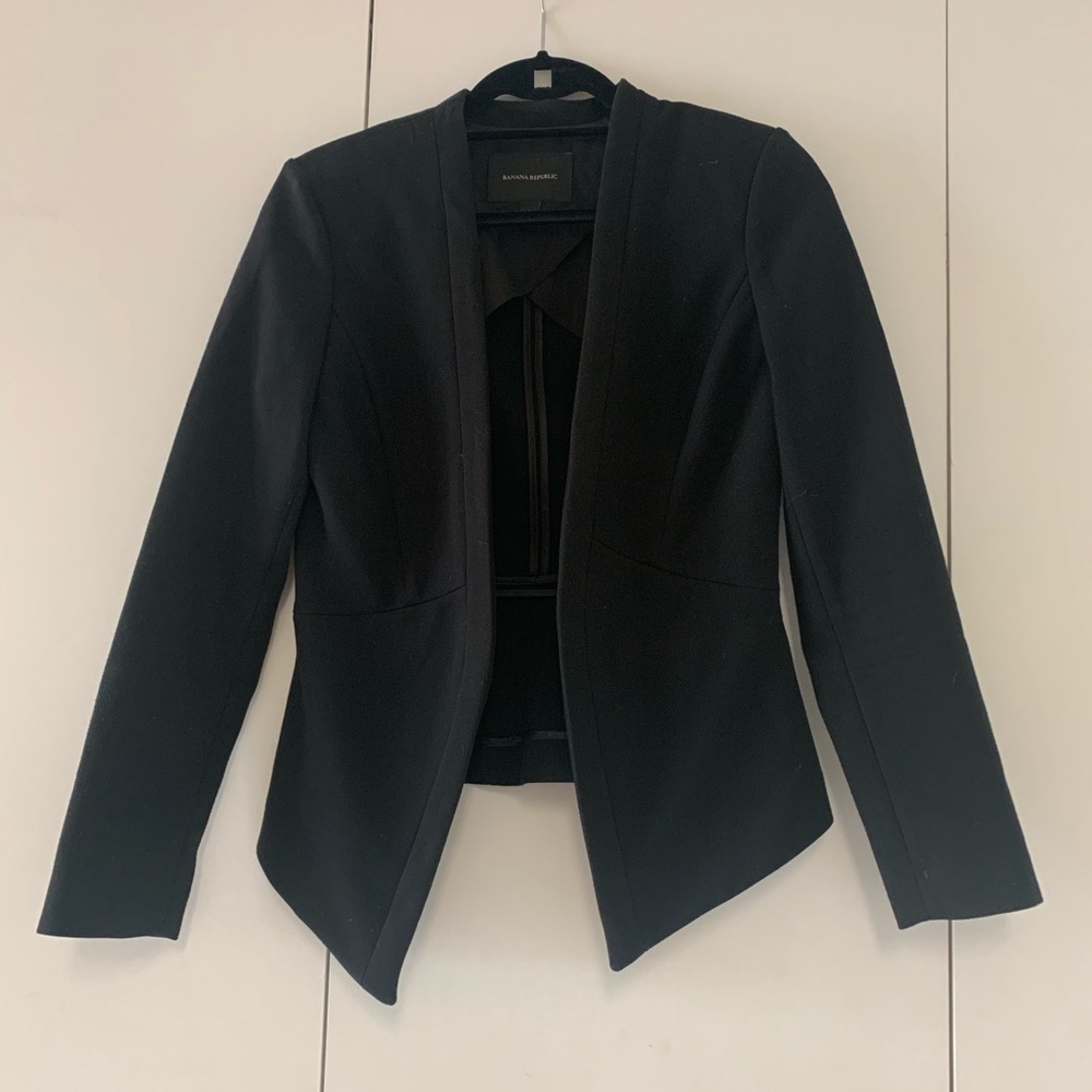 Banana Republic black blazer size 6